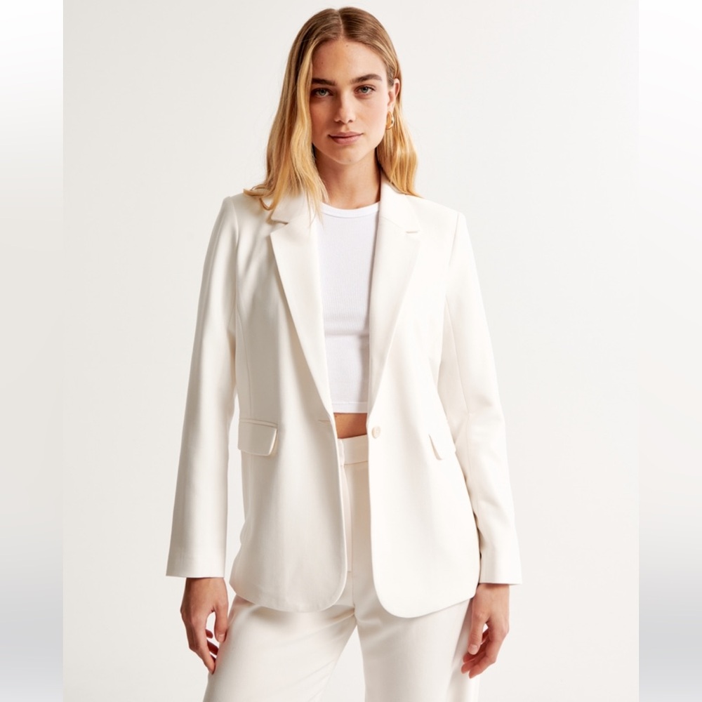 Abercrombie Cream Blazer NWT